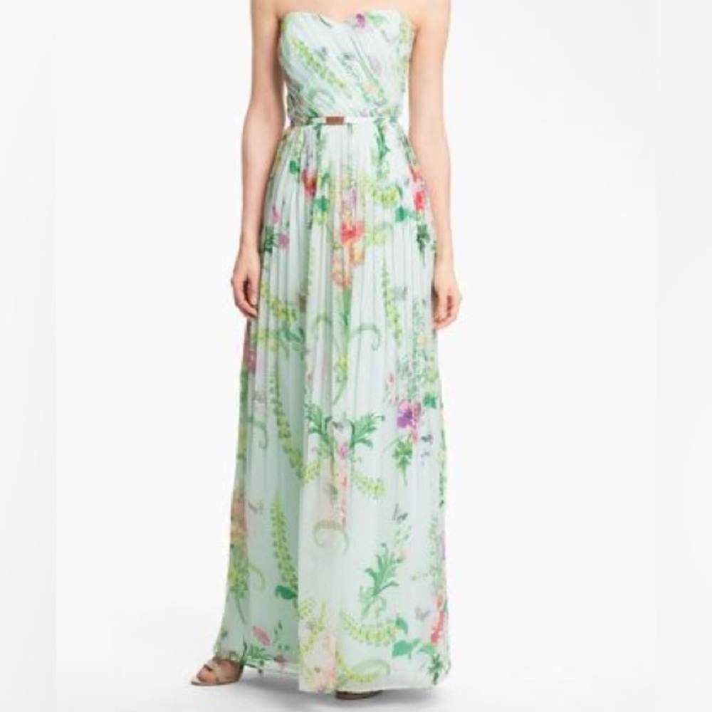 Ted baker floral maxi dress
